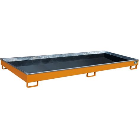 Bauer Südlohn Bac de rangement avec insert PE RW 3300-1 PE, peint, orange jaune