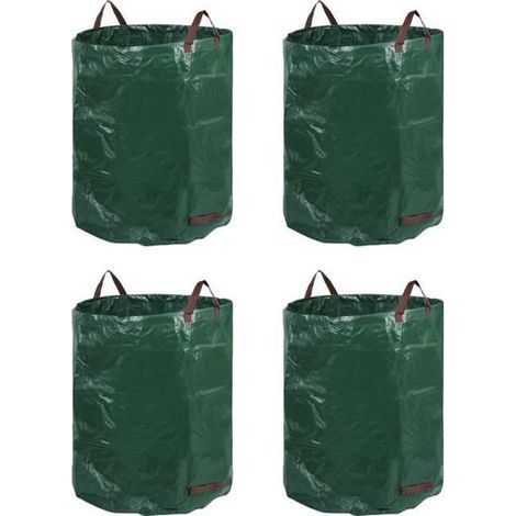 Garden waste bags - miniClover - 272 L - Green and black - 65x65x74 cm - Large capacity (1/4)