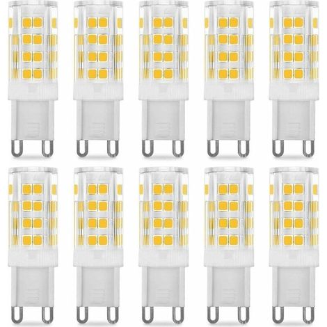 Ampoule LED G9 5W, Equivalent 40W , Blanc Chaud 3000k, 220-240V, 360° angle de faisceau, Pack de 10 (1/5)