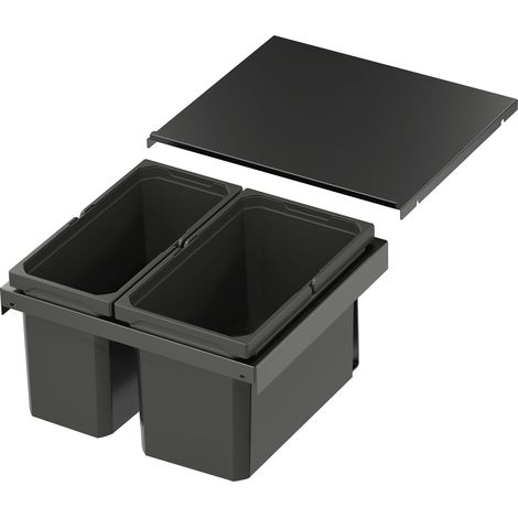 Vs Envi Flex XS-256 Abfalltrennsystem KB 500mm Mülltrennsystem 1x16/1x12 Liter Lava