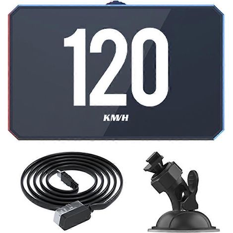 P16 Coche OBD HUD OBD2 Pantalla frontal Proyector de coche Velocímetro digital Temperatura del agua Velocidad Seguridad (1/5)