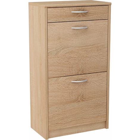 Zapatero 2D1S SONOMA OAK con cajón (1/4)