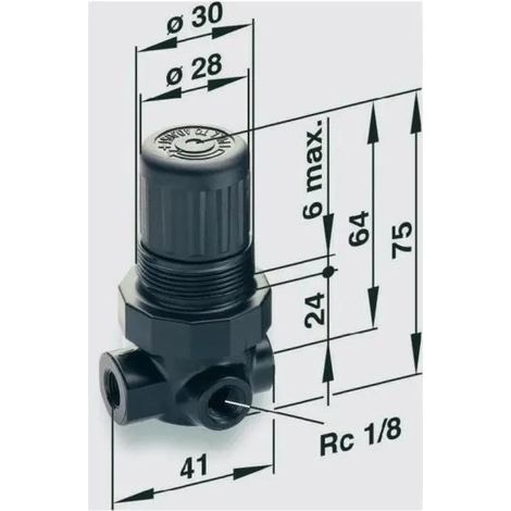 Imi-Norgren R07-100-RNKG riduttore di pressione per aria compressa