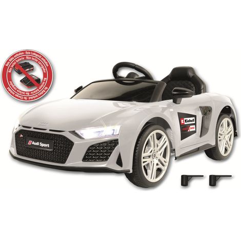 Jamara Ride-on Audi R8 Spyder, Kinderfahrzeug ,weiß, 18V, Einhell Power XChange (1/5)