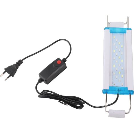 Lampe d'aquarium ultra-mince, éclairage réglable à trois couleurs, amélioration des couleurs pour aquarium, éclairage paysager, prise UE (1/5)