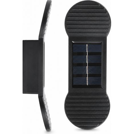 Applique Murale Solaire Multicolore 2 LED Étanche pour Jardin, Terrasse et Clôture Extérieure (1/5)