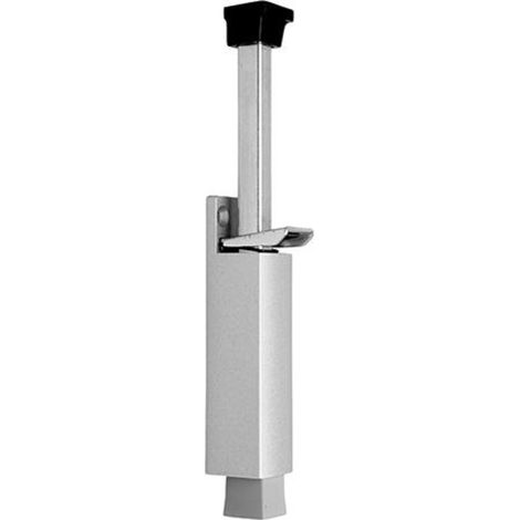 DENI Arrêt de porte 3837 0060 22 Zinc moulé sous pression argenté laqué Hauteur de levage 90 mm Montage de porte - 3836 0090 22 (1/3)