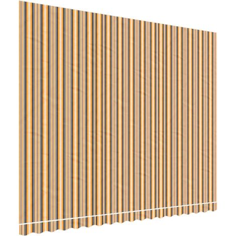 Maison Exclusive - Tessuto di Ricambio per Tenda da Sole Arancione e Nero 430x345 cm Poliestere (1/5)
