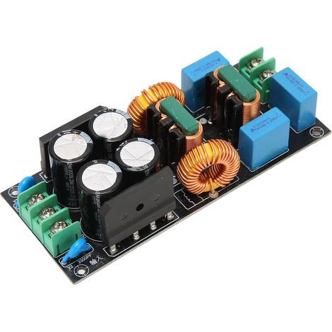 Filtre d'alimentation pour amplificateur de puissance et équipement audio, filtre anti-interférences électromagnétiques (EMI), mode différentiel CC, mode commun, équipement à courant élevé, CEM CA, ca (1/5)