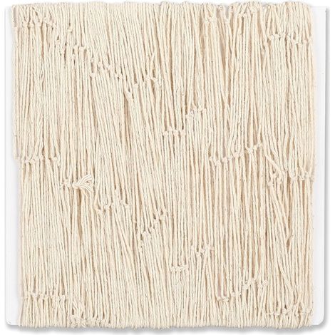Filet De Pêche - 200 x 100 cm - Mailles 5,5 cm - Coton Naturel - Décoration Murale Salle De Bain Plage Mariage - 1 Pièce