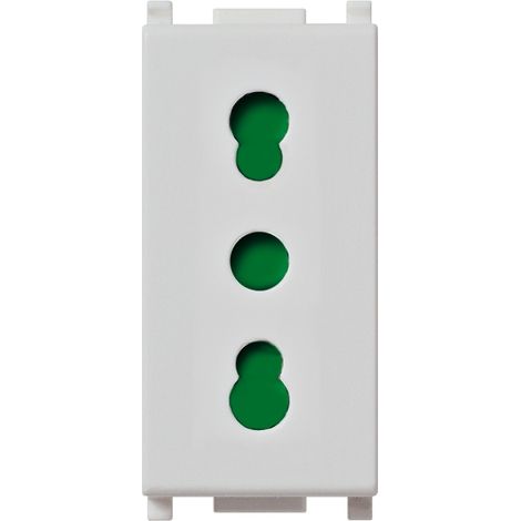 VIMAR - 14203.SL Presa 2P+T 16A P17/11 Silver