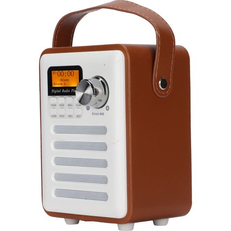 Mini enceinte Bluetooth sans fil portable avec radio DAB pour écouter de la musique MP3 et radio FM