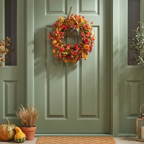 The Harvest Autumnal Swirl Wreath (1/2)
