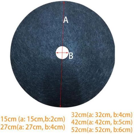 52cmx6cm - Tapis de protection extérieur pour HPTree, disque de protection des arbres, tampon de désherbage, (1/4)