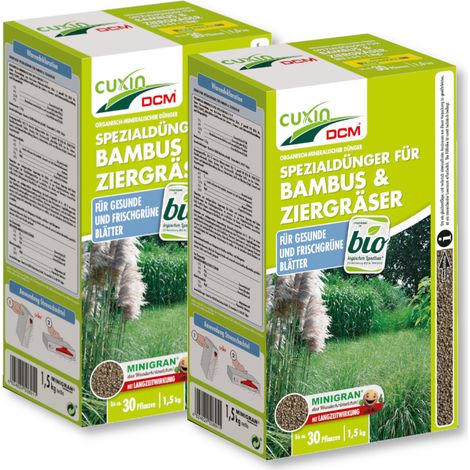 Cuxin Bambusdünger 3 kg Ziergrasdünger Teichpflanzendünger Pflanzendünger