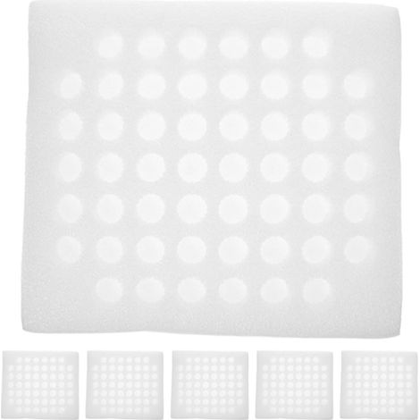 Boîte à Œufs de Caille en Mousse de Perle Blanche Réutilisable 6pcs, Porte-œufs Extérieur pour Pique-niques et Emballage Sécurisé (1/5)