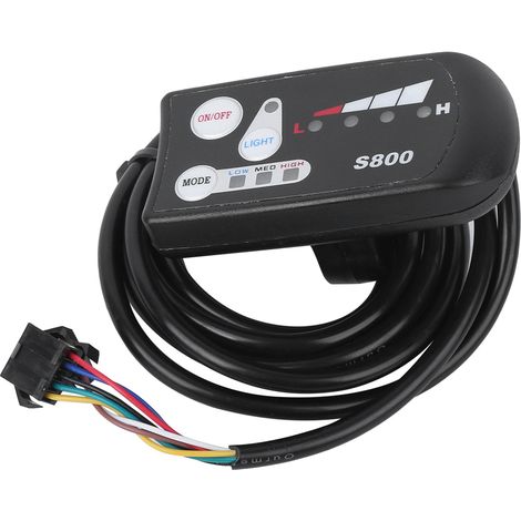 LED-Display für S800 Elektrofahrradakku, horizontaler Schwarzweißbildschirm (36V) (1/5)
