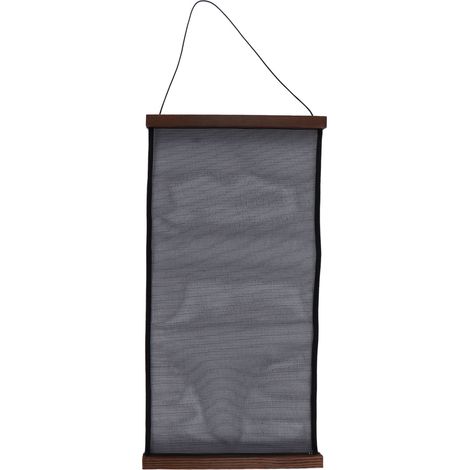 Porte-boucles d'oreilles en tissu mesh avec cadre photo, rangement et présentation grande capacité (1/5)