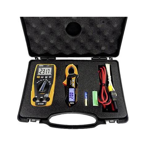 Multimètre numérique EKIT – Pince ampèremétrique CAT III 600 V – Affichage 4000 points – Mesure AC/DC jusqu'à 600 V – Ht Instruments