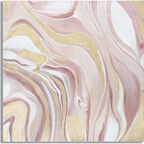 Peinture murale rose 80 x 2,8 x 80 cm (1/5)