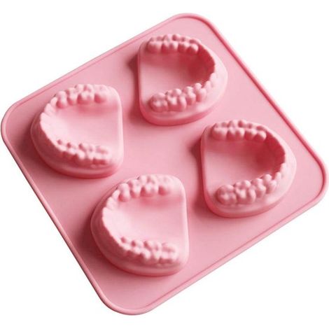 Dailygoods – Silikon-Eiswürfelform – Eiswürfel in Zahnform