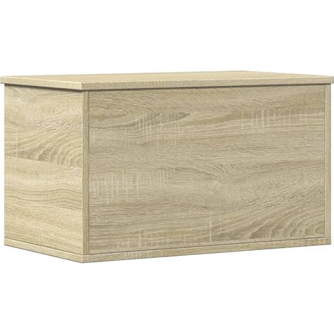 Maison Exclusive - Caja de almacenaje madera ingeniería roble son