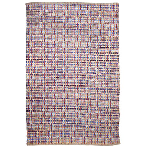 Tappeto Sienna 410 in juta e cotone intrecciato multicolore (1/4)