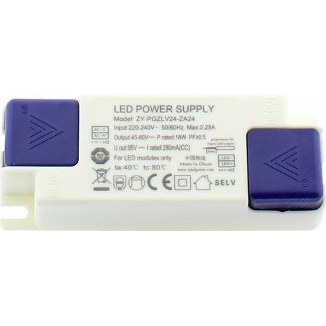 LED Driver DC45-80V/18W/280mA