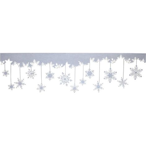 Cinta decorativa con motivos navideños de Papá Noel: 33,5 cm x 1,20 m - Feeric lights & christmas (1/3)