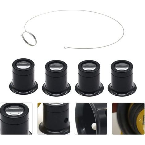 1 set of eye mask, magnifying glass, jeweler's monocle, drinking glasses, jewelry restorer, jewelry tools, magnifying mirror, watch repair, loupe, tabulation, ring in a (1/5)