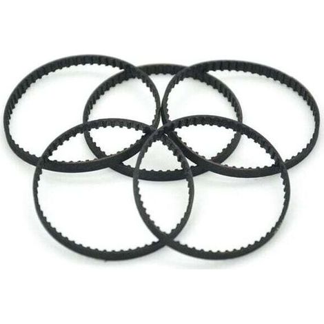 Courroie sans fin 227,584 mm de longueur 112 dents synchrone 3 mm de largeur courroie de distribution en boucle fermée paquet de 5 pièces (1/4)