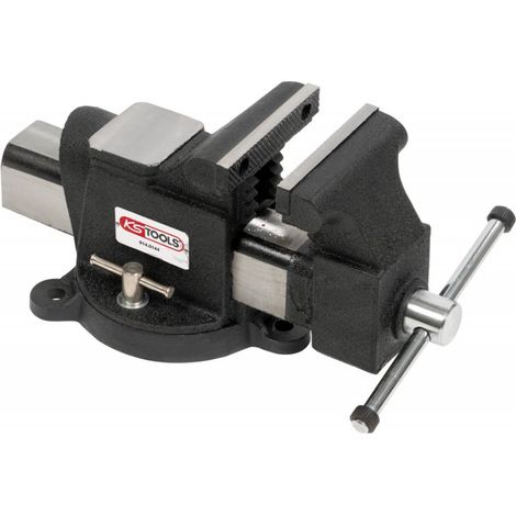 KS TOOLS Morsa in acciaio con base rotante 125 mm - 914.0145 (1/4)