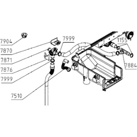 Ersatzteil - Ventilventilhalter (Kennzeichen 7871) - - ASKO