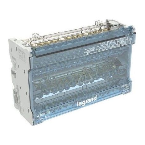 LEGRAND 400409  Repartidor modular barras escalonadas 4P 125A 14 salidas 8 módulos