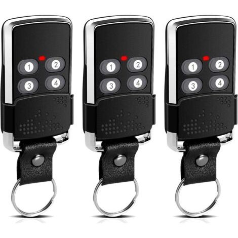 Télécommande de porte de garage 433,92 MHz - Compatible avec Wisniowski EL11Q, EL12Q, EL13Q, EL17Q ELN - Code tournant 4 canaux (3) (1/5)