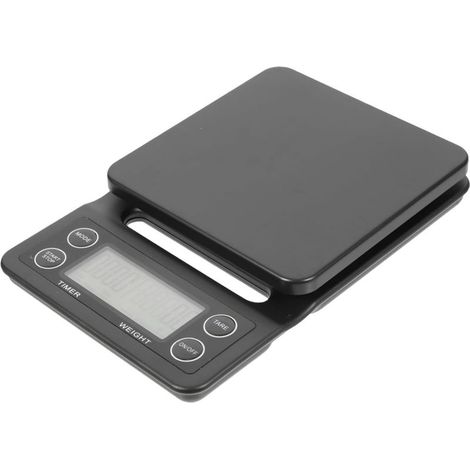 Balance Électronique de Cuisine avec Minuteur et Compteur pour Peser Précisément Ingrédients et Café Capacité(5kg/0.1G) (1/5)