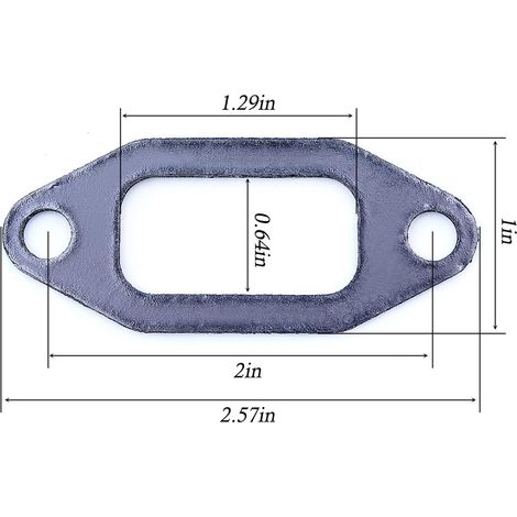 Kit silencieux d'échappement pour Husqvarna 372XP 371 365 362 372 support joint tronçonneuse silencieux bride joint vis (1/5)