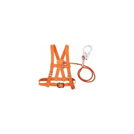 Kits de Harnais de Sécurité, Harnais de Sécurité de Protection Contre les Chutes Harnais de Hauteur Totale Harnais de Protection Contre les Chutes Contre les Chutes de Travail (Grande Boucle 3m) Ikod (1/4)