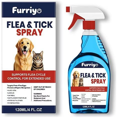 Furriyo Hautpflegespray für Haustiere – Geeignet für Katzen und Hunde, zur Hautreinigung und -pflege (1/5)