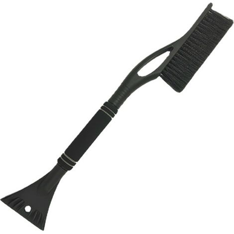 2 en 1 Grattoir à Glace et Brosse à Neige, Grattoir à Glace pour Voiture avec Brosse,balayette Neige Voiture Grattoir Voiture avec Balais à Neige pour Auto Grattoir Pare Brise (Noir)