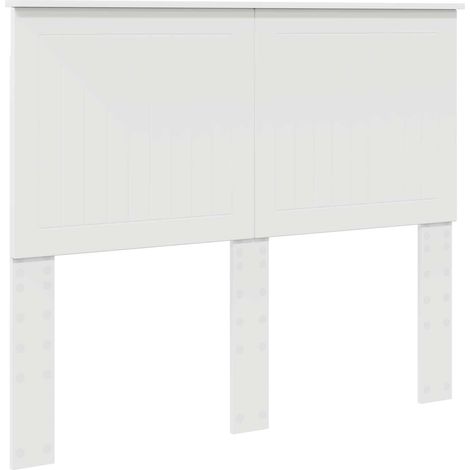 Testiera con testiera Bianco 120 cm Legno multistrato vidaXL