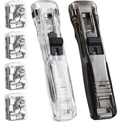 Agrafeuse portable compacte à agrafes avec 200 réutilisables (1/5)