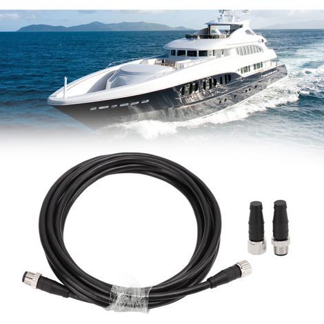 Câble Backbone NMEA 2000 M12 5 Broches avec Résistance Terminale Mâle-Femelle (1/5)