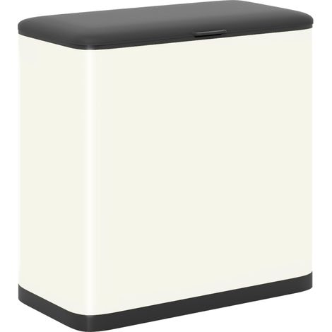 8L Hanging Kitchen Bin, Rubbish bin with Lid and Removable Inner Bucket for Kitchen Cabinet Door, Under Sink, Office