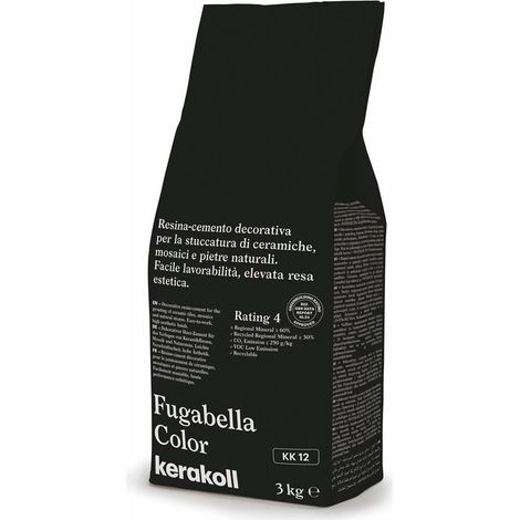 Joint de carrelage Fugabella Color FILL 3 kg by KERAKOLL  Coloris KK12 - anciennement 12 (1/3)