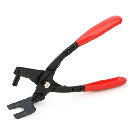 Sollbry Pince pour caoutchouc d'échappement, pince de desserrage pour caoutchouc d'échappement, pince d'expression pour caoutchouc d'échappement, extracteur de manchon, retrait du crochet du silencieu (1/3)