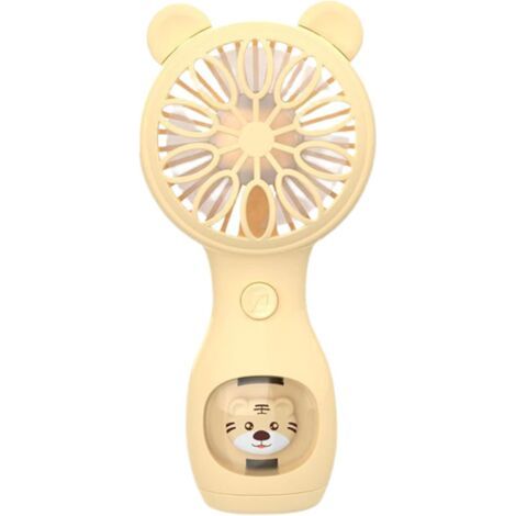 Mini ventilateur portable alimenté par piles, vitesse du vent réglable pour enfants, maison, extérieur, bureau, école, voyage (1/5)