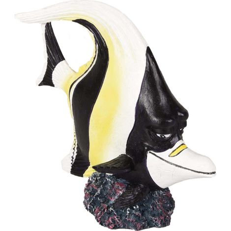 LETO ZANCLE CORNU. 11 x 6 x 11 cm. décoration aquarium - Flamingo (1/5)