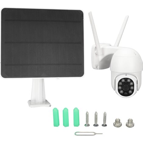Caméra WiFi Solaire 2MP 1080P, Compatible Tuya, Détection Mouvement PIR, Surveillance Sans Fil Faible Consommation pour Maison (1/5)