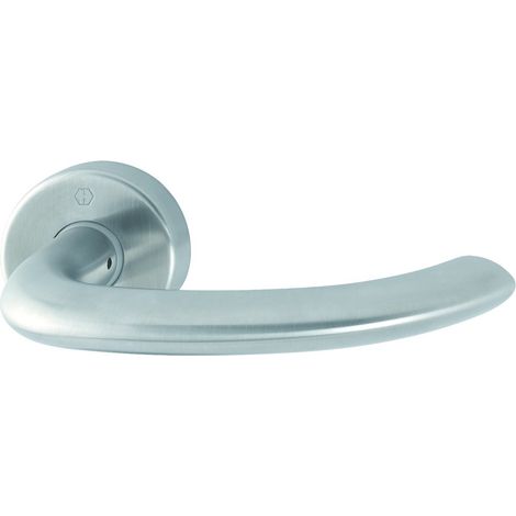 HOPPE® Drücker-Halbgarnitur ohne Schlüsselrosette Marseille E1138Z/42H, VK10, mit Stütznocken, Edelstahl, 10808433 (1/2)